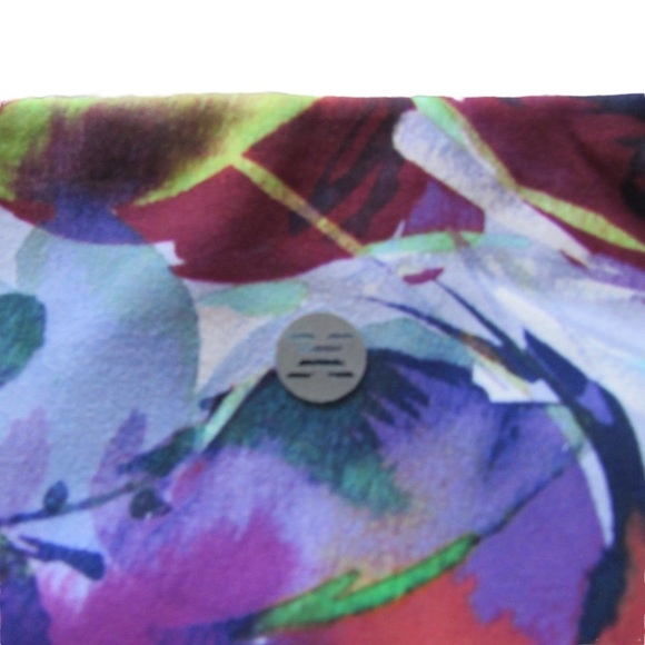 RBX Womens Purple Floral Active Shorts XL Gym Athletic Workout Activewear - Picture 6 of 9